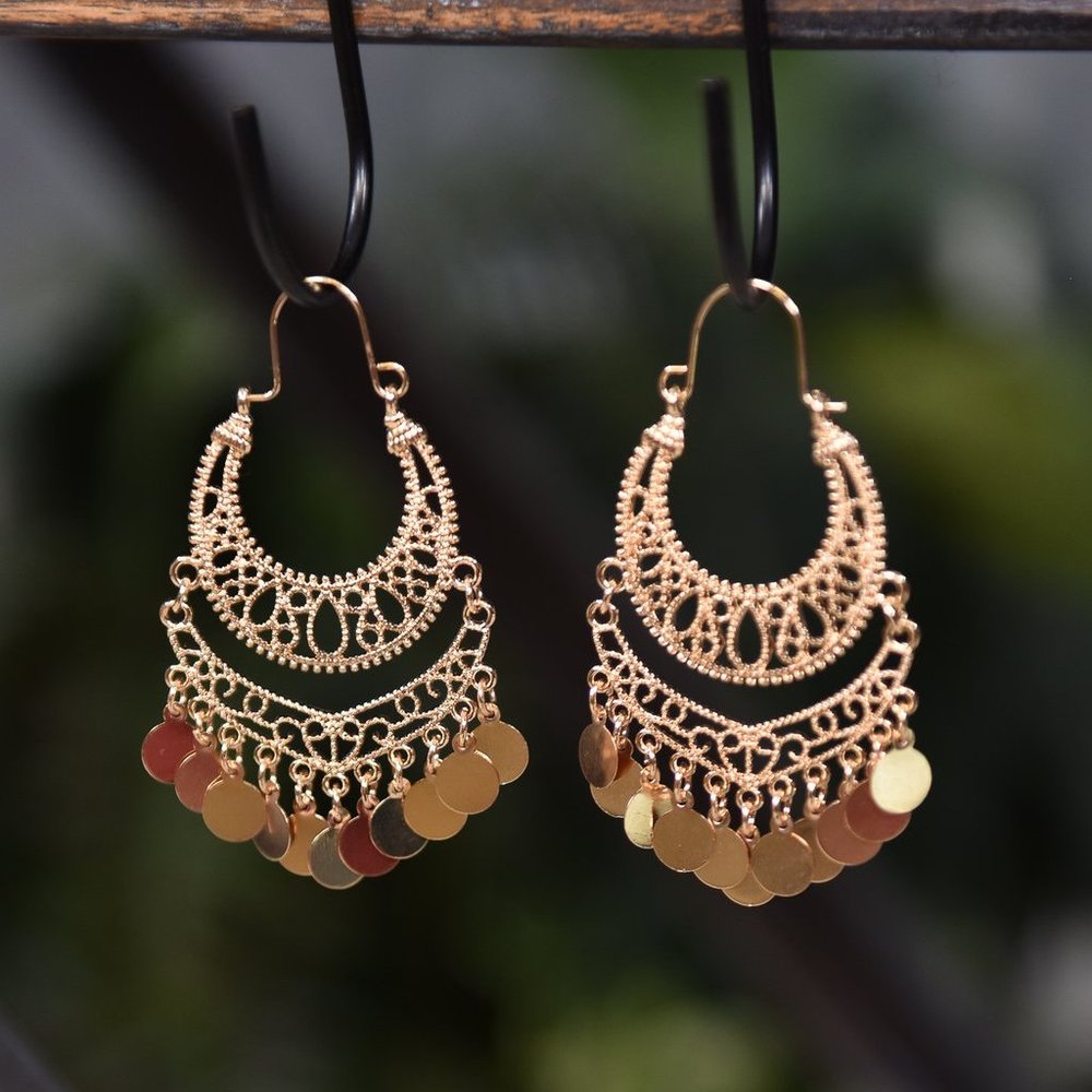 Goldtone Chandelier Earrings